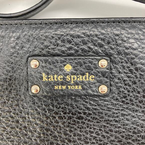 Kate Spade black pebbled leather crossbody bag - Picture 2 of 7